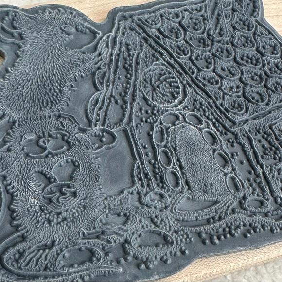 Stampendous NWT Gingerbread House HMR16 Wood Mounted Rubber Stamp - Picture 14 of 16